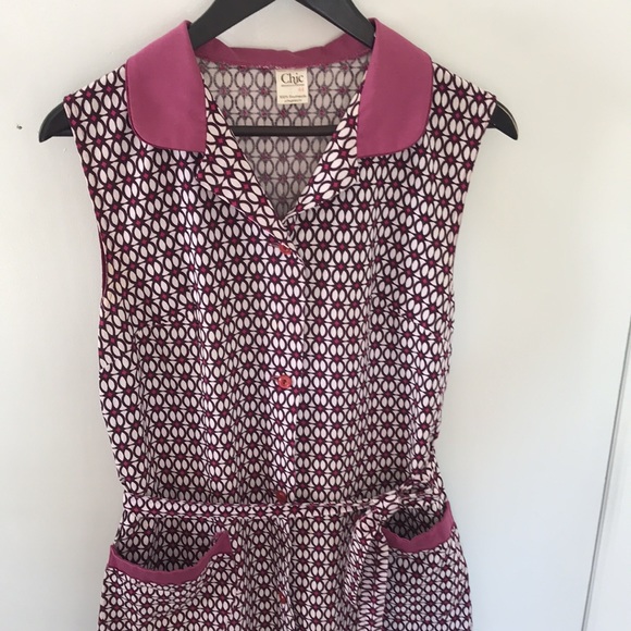 VTG Geo-patterned Dress - Picture 2 of 7